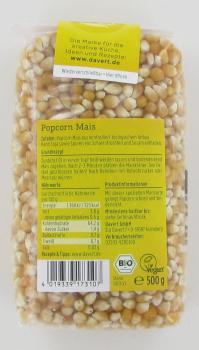 Preview: Popcorn Mais, Bio, 500 g
