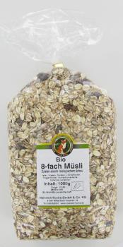 8-fach Müsli, Bio, 1 kg