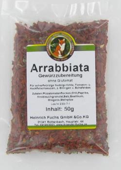Arrabiata Gewürzmischung, ohne Glutamat, 50 g