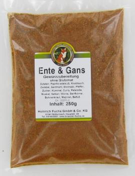 Enten- und Gansgewürz, Gewürzmischung, ohne Glutamat, 250 g
