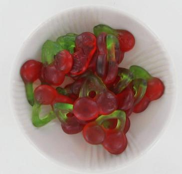 Kirsch - Ohrringe, Fruchtgummi, 150 g