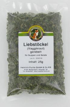 Liebstöckel, gerebelt, 25 g