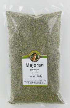 Majoran, grün, gerebelt, 100 g