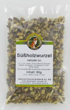 Süßholzwurzel, geschnitten, 80 g
