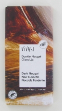 Vivani Schokolade, dunkler Nougat, Bio, 100 g