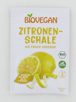 Zitronenschale, gerieben, Bio, 9 g