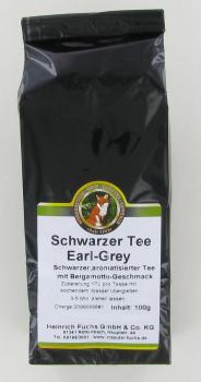Preview: Earl-Grey, mit Bergamottegeschmack, Schwarzer Tee, 100 g
