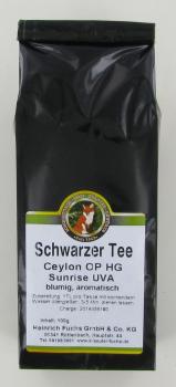 Preview: Ceylon OP HG Sunrise, Schwarzer Tee, 100 g