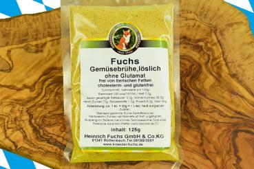 Preview: Gemüsebrühe, löslich, ohne Glutamat, 125 g