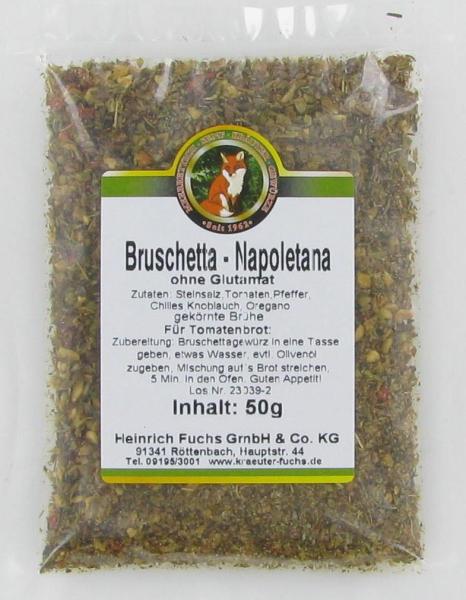 Bruschetta, Napoletana, Gewürzmischung, ohne Glutamat, 50 g
