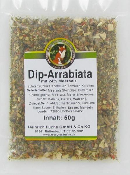 Dip-Gewürz, Arrabiata, Gewürzmischung, ohne Glutamat 50 g