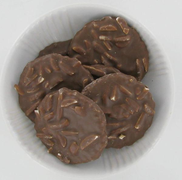 Dinkel-Knusperkekse, Vollmilch und Mandel, 150 g