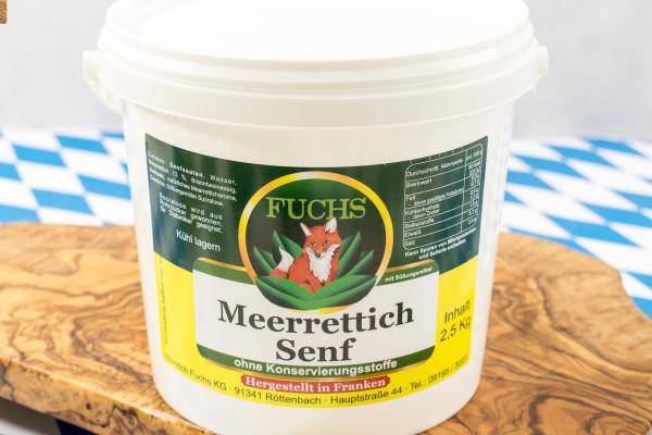 Meerrettich Senf, 2,5 kg Eimer
