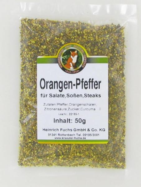 Orangenpfeffer, Gewürzmischung, 50 g