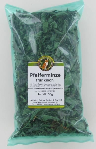 Pfefferminzblätter, fränkisch, 50 g