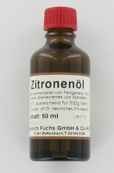 Zitronenöl Backaroma, 50 ml